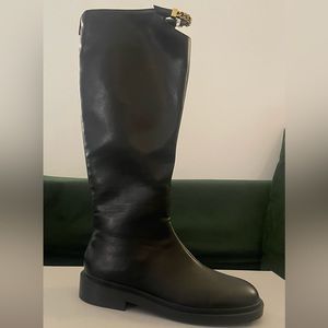 Knee high leather boots - Charles and Keith - size 41 or 10.5-11 US.